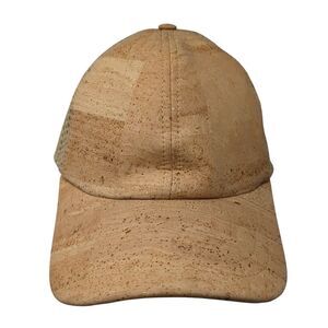 Kacaus Strapback Cork Hat Tan Size 62 Adjustable Breathable Mesh 6 Panel